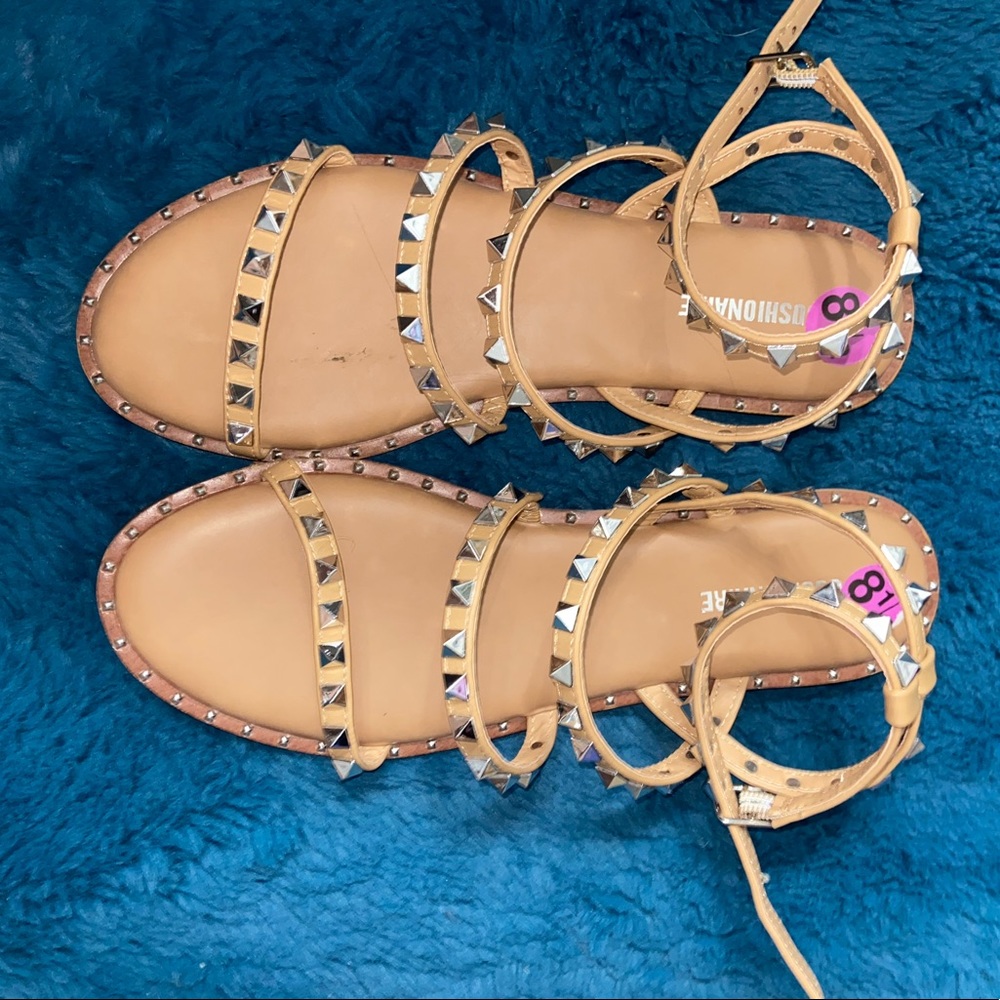 Spiked sandals